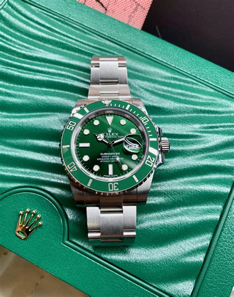 rolex submariner green hulk for sale|rolex hulk original price.